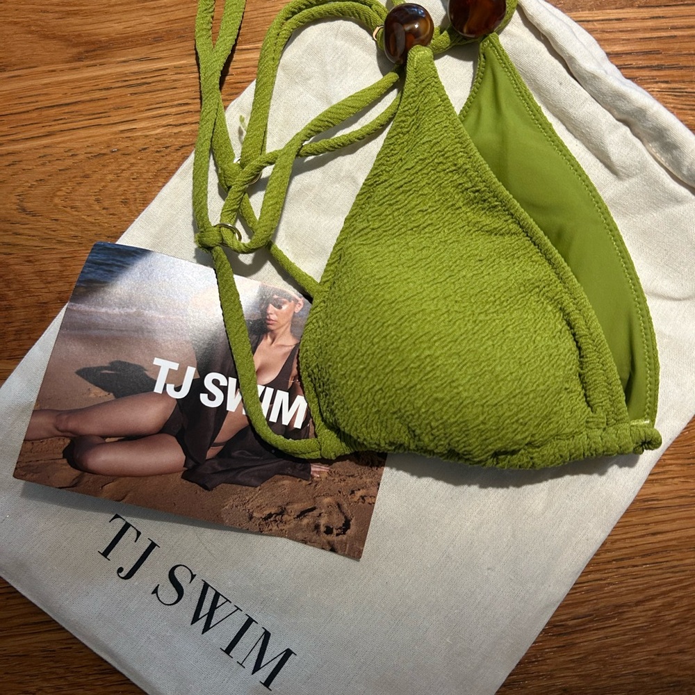 Olive Green Bikini Top